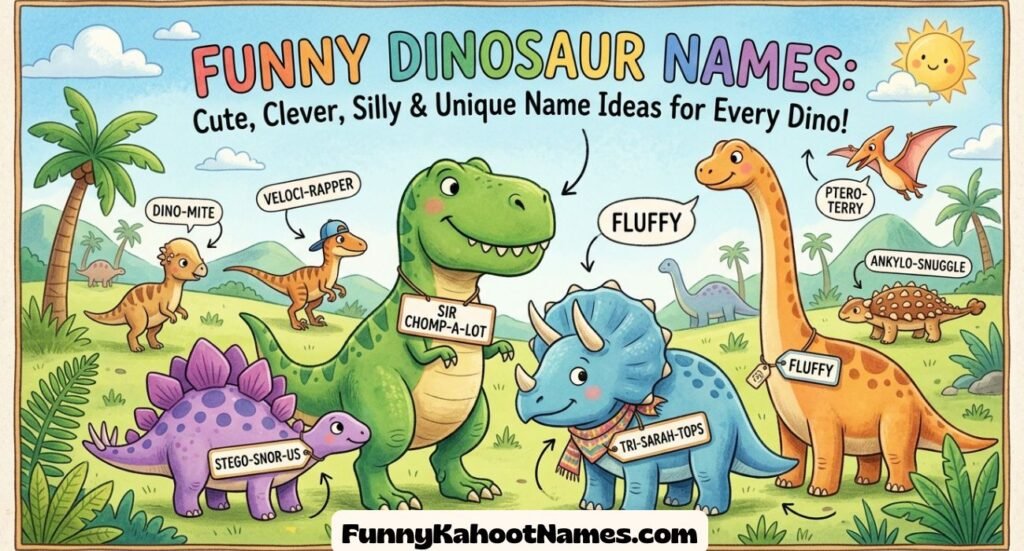 Funny Dinosaur Names