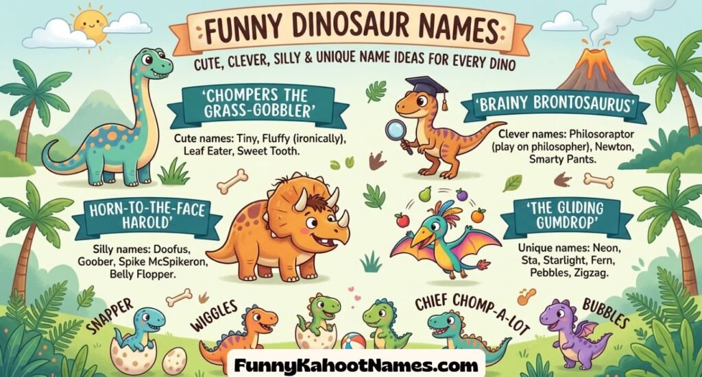 Funny Dinosaur Names