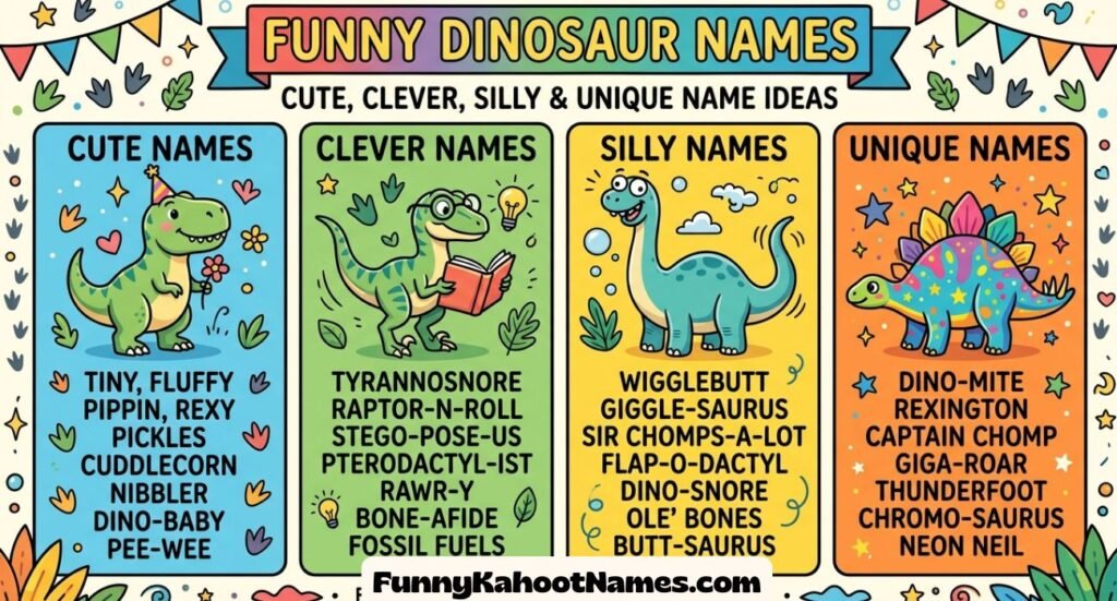 Funny Dinosaur Names