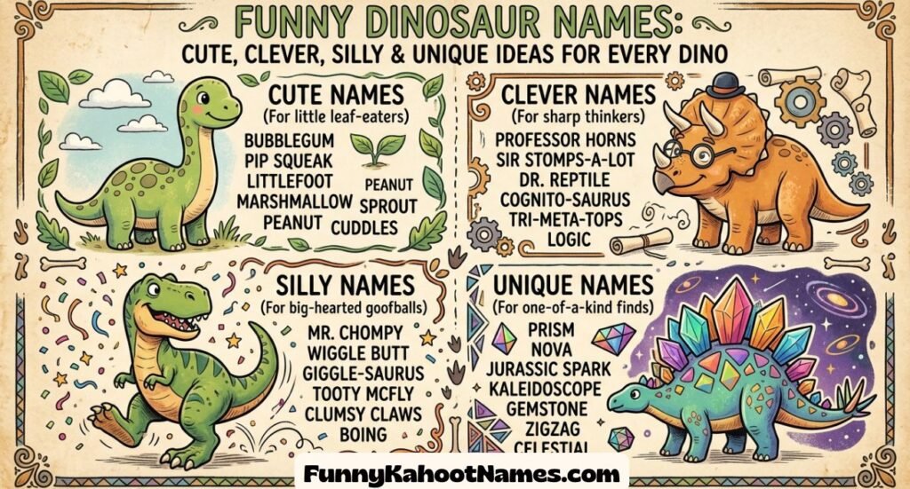 Funny Dinosaur Names