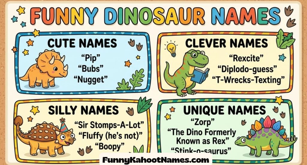 Funny Dinosaur Names