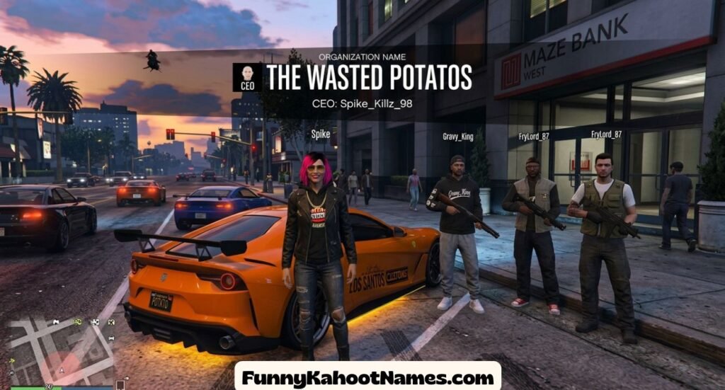 Funny GTA Organization Names