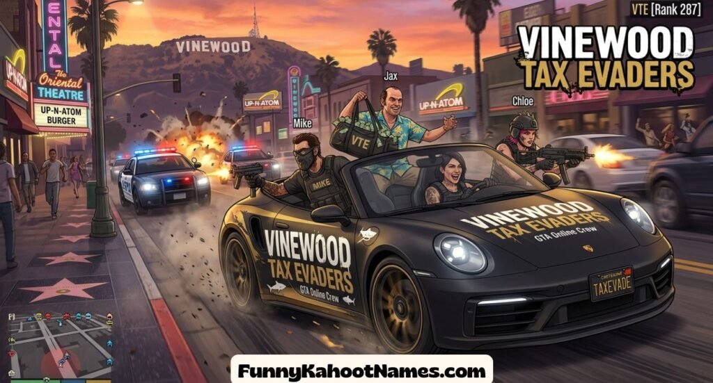 Funny GTA Organization Names