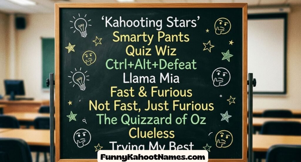 Funny Kahoot Names
