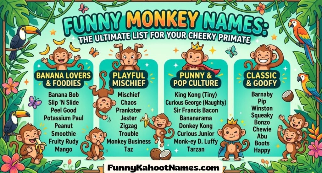 Funny Monkey Names