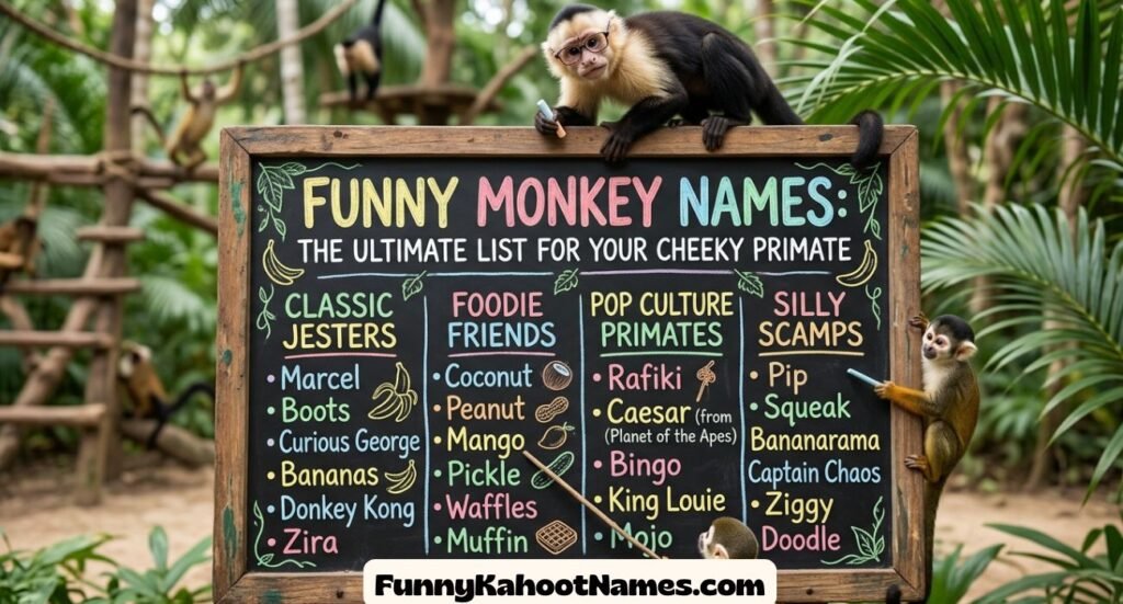 Funny Monkey Names