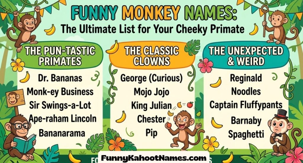 Funny Monkey Names