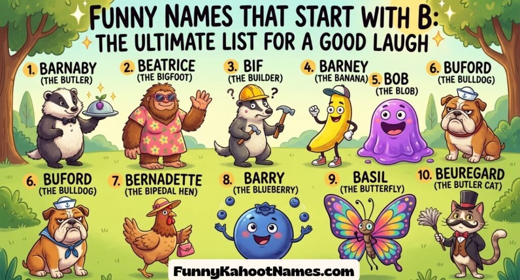 Funny Names That Start With B