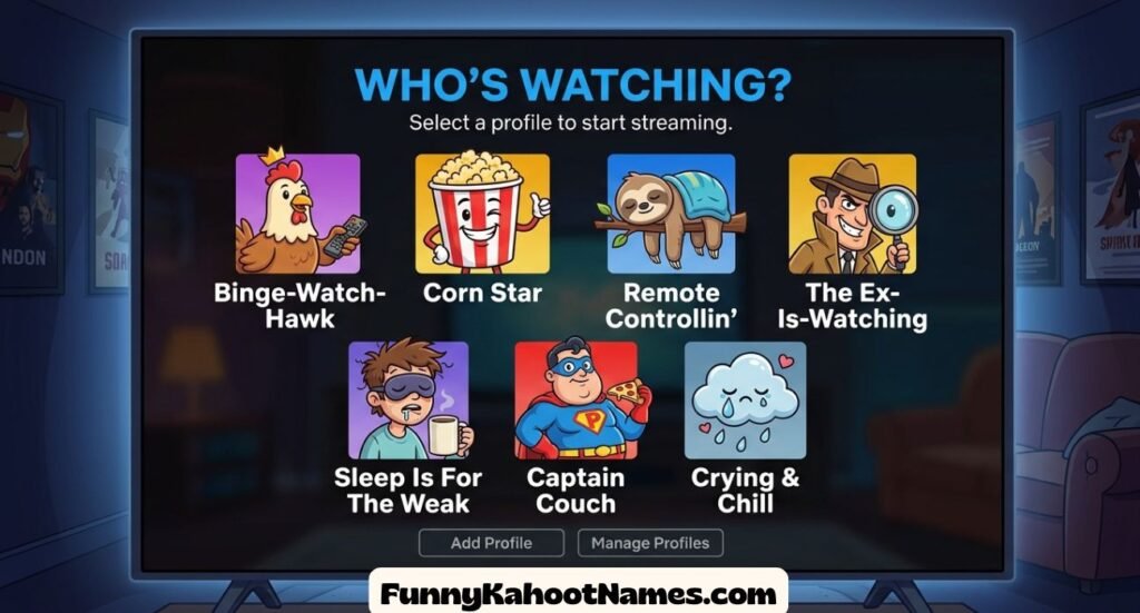 Funny Netflix Profile Names