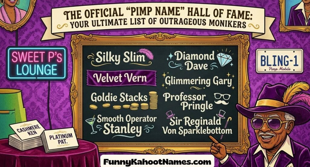 Funny Pimp Names