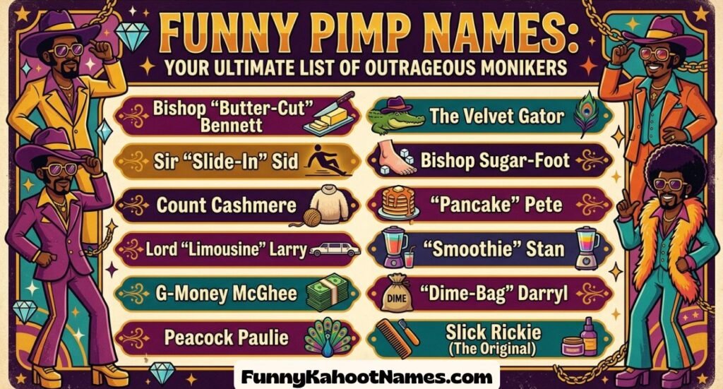 Funny Pimp Names