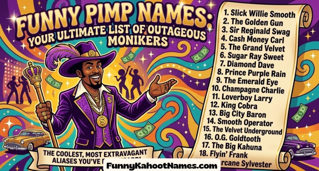 Funny Pimp Names