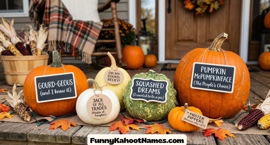 Funny Pumpkin Names