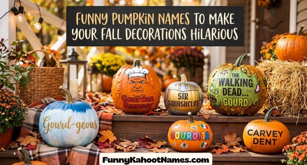 Funny Pumpkin Names