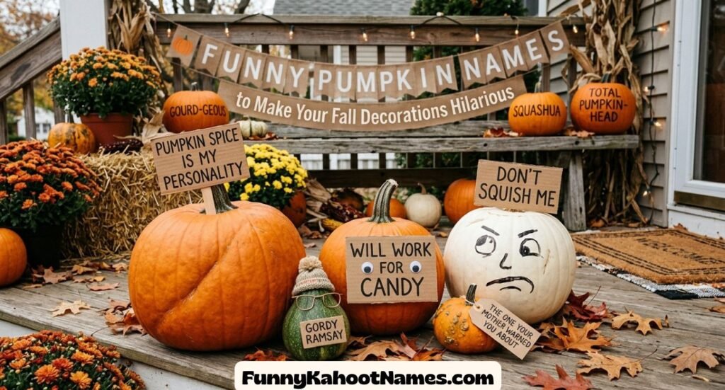 Funny Pumpkin Names
