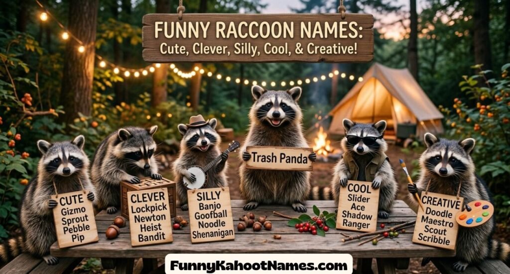 Funny Raccoons Names