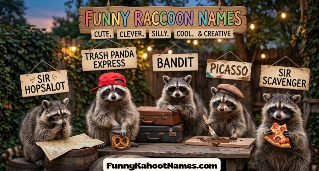 Funny Raccoons Names