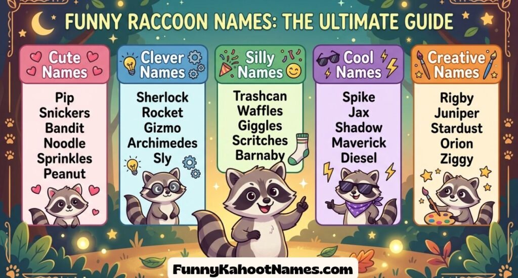 Funny Raccoons Names