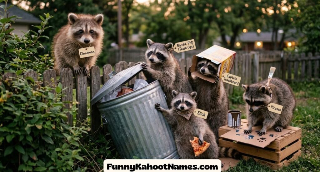 Funny Raccoons Names