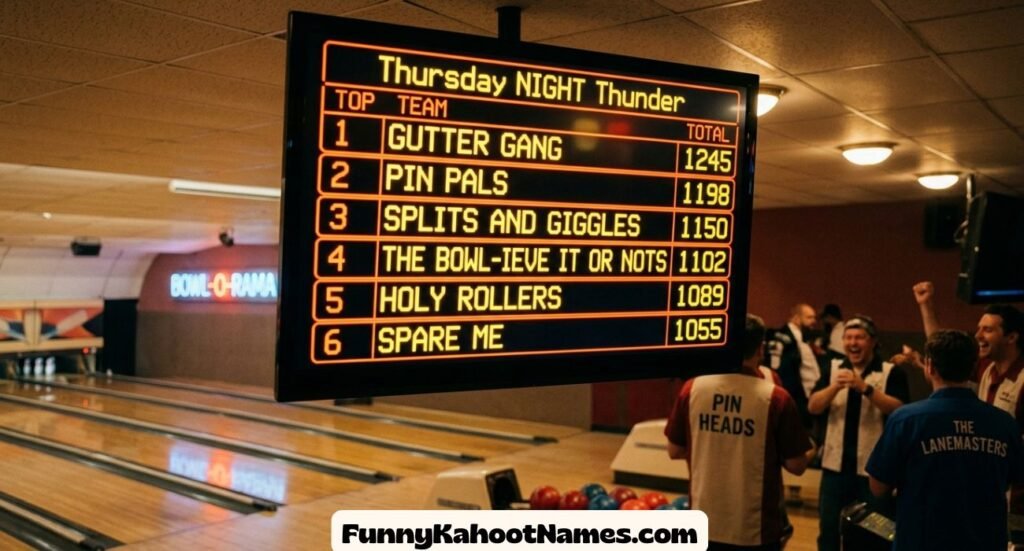 Funny Bowling Names