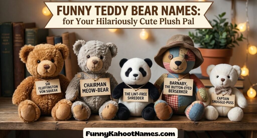 Funny Teddy Bear Names