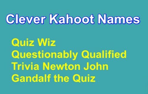 Clever Kahoot Names
