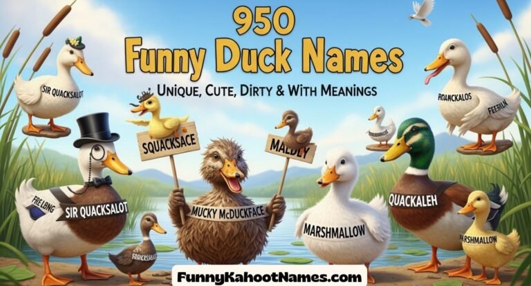 Funny Duck Names