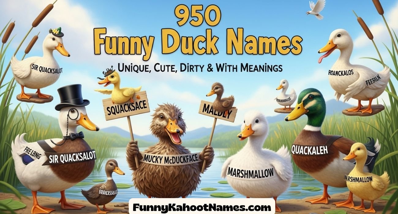 Funny Duck Names