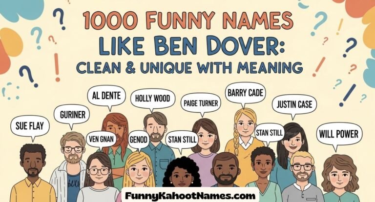 Funny Names Like Ben Dover