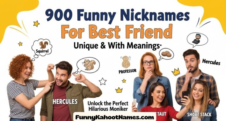 Funny Nicknames For Best Friend