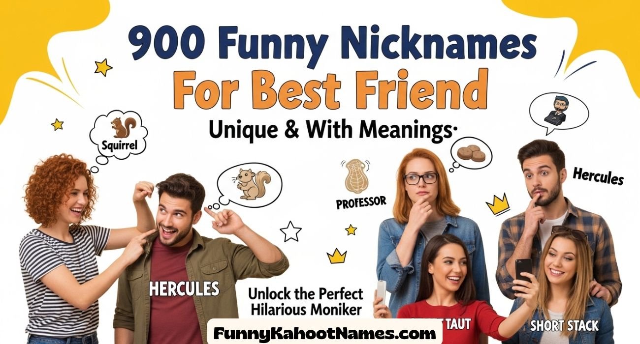 Funny Nicknames For Best Friend