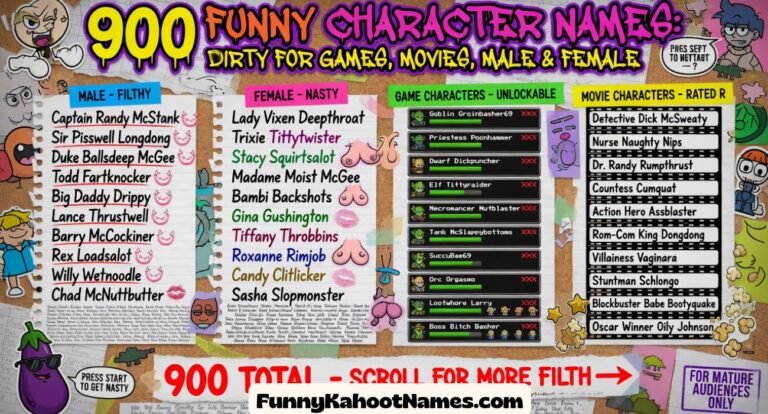 Funny Character Names
