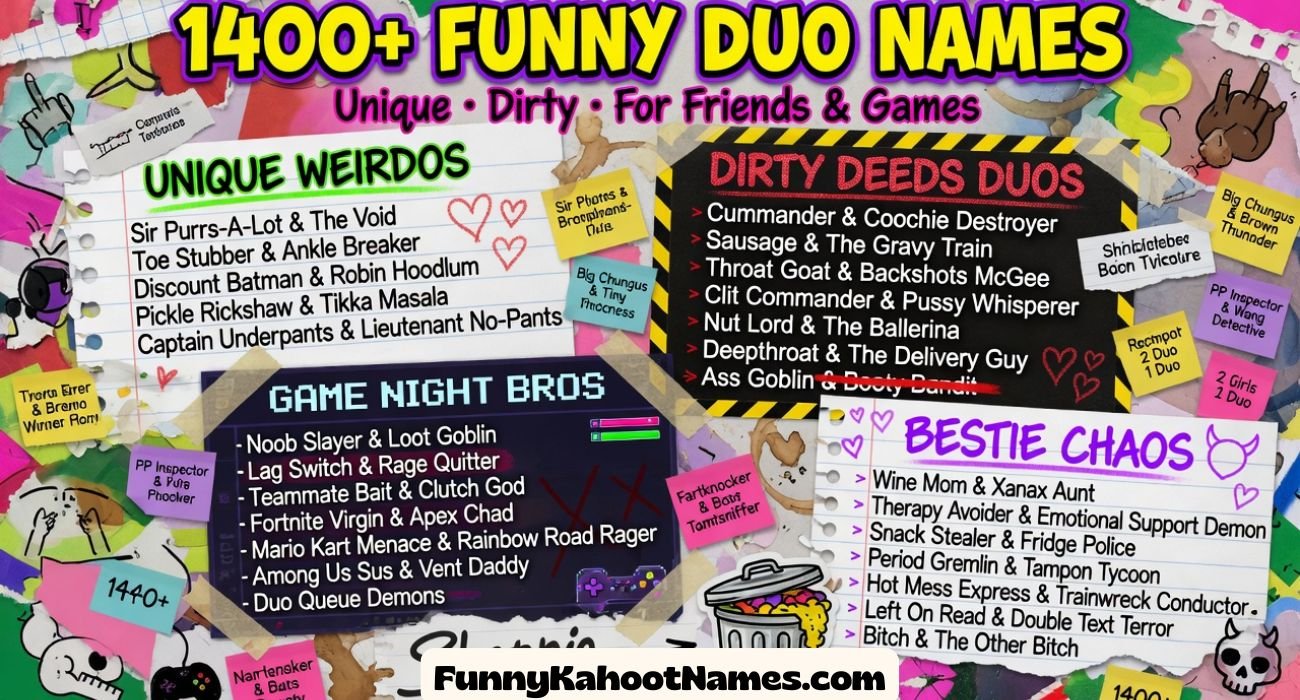 Funny Duo Names