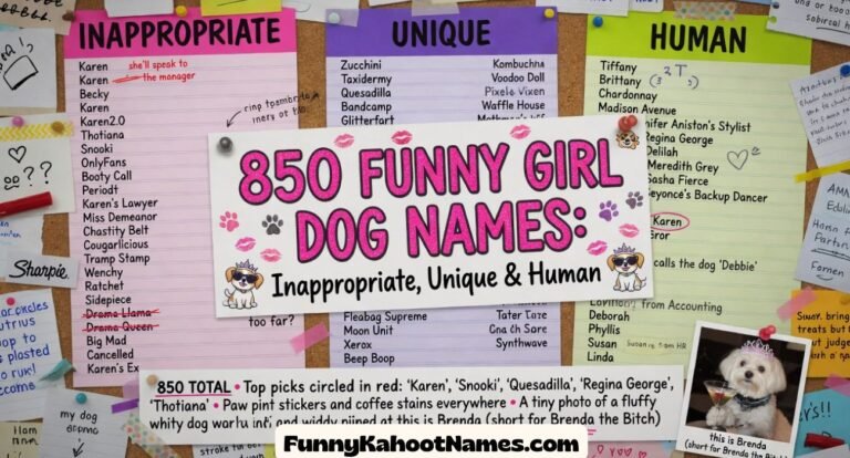 Funny Girl Dog Names