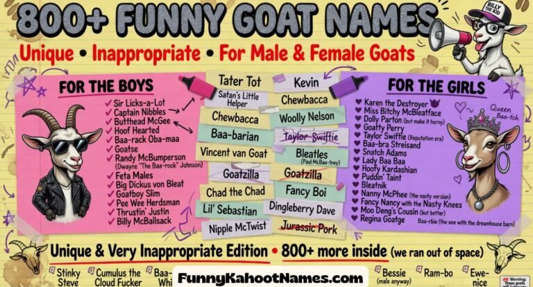 Funny Goat Names
