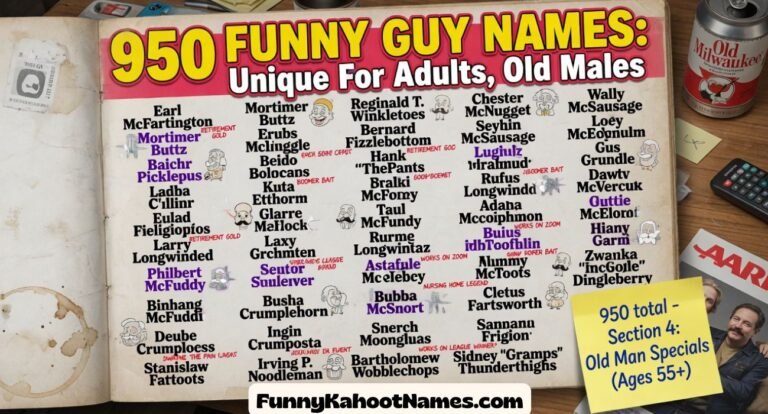 Funny Guy Names