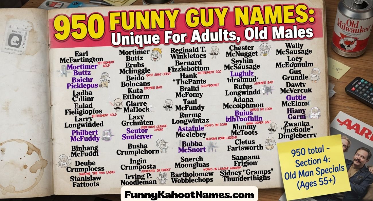Funny Guy Names