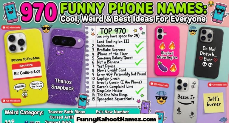 Funny Phone Names