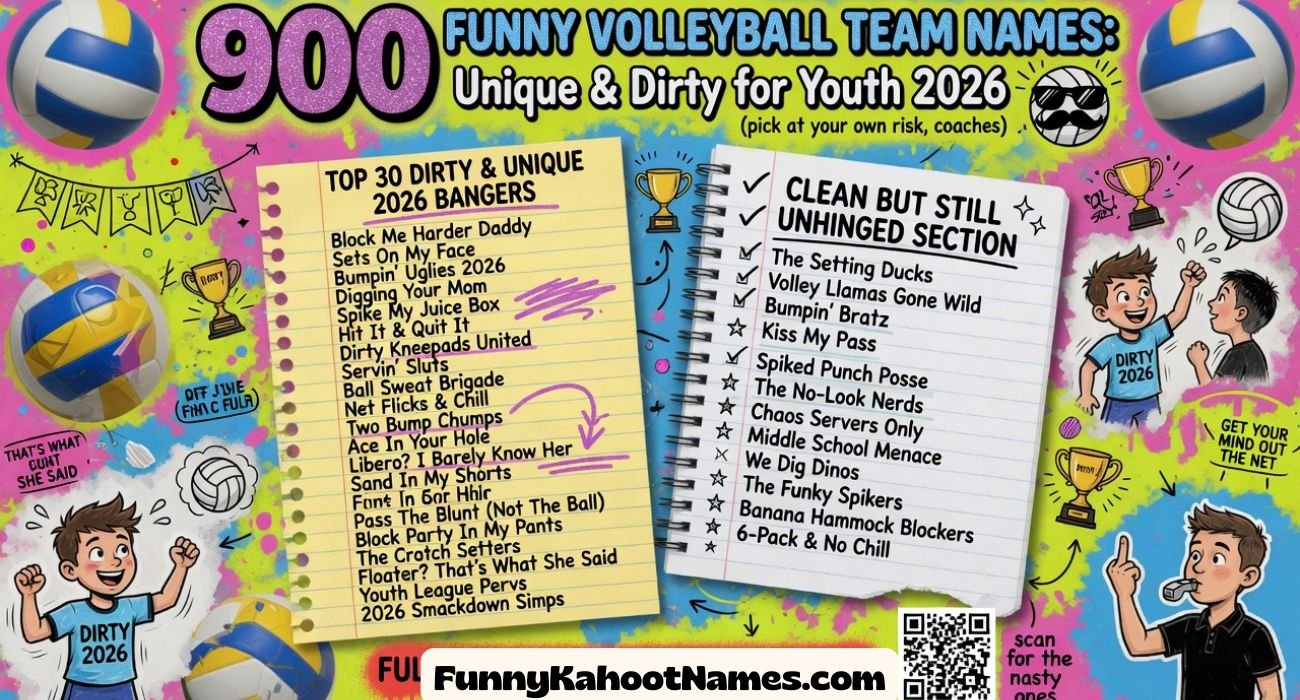 Funny Volleyball Team Names