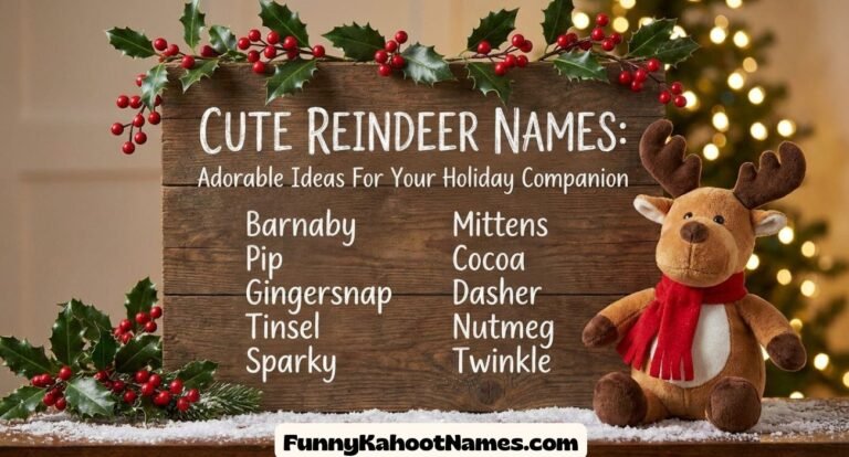 Cute Reindeer Names
