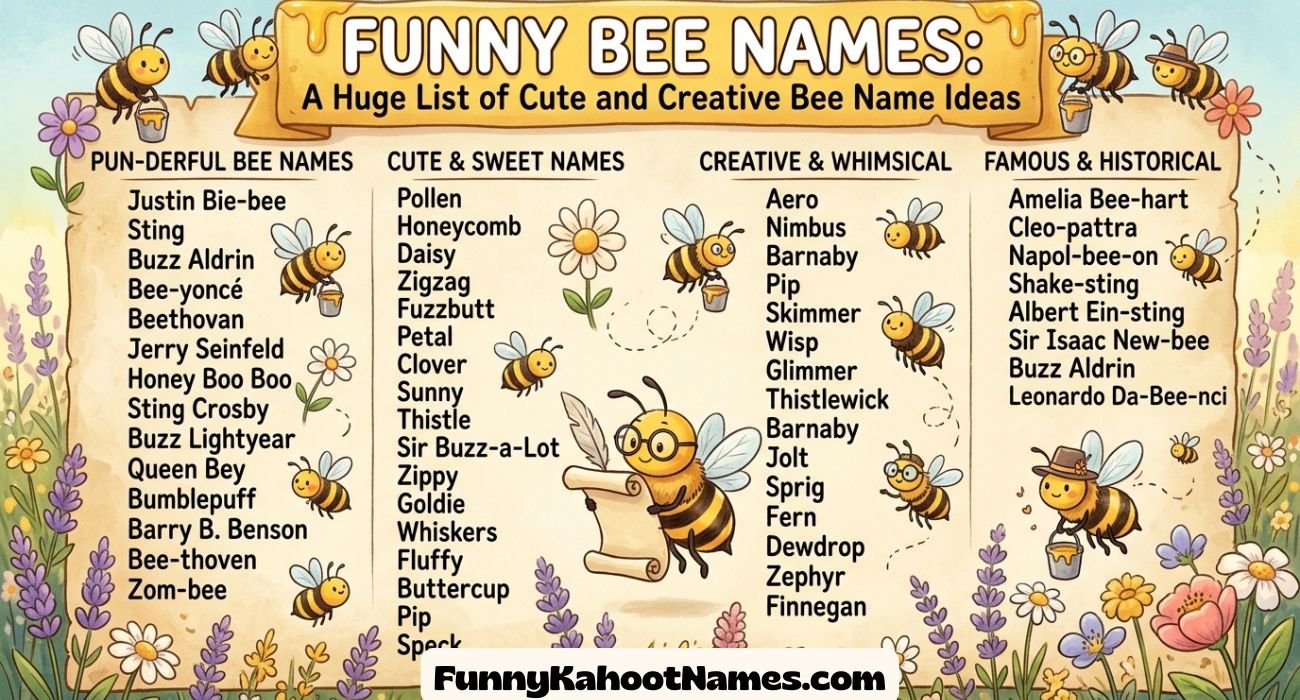 Funny Bee Names