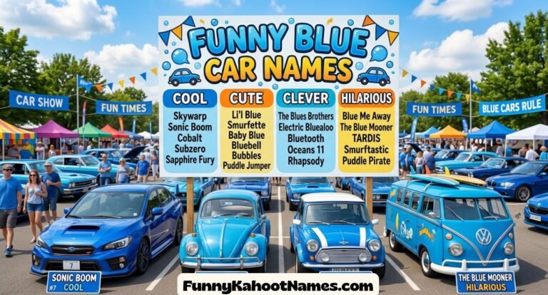 Funny Blue Car Names
