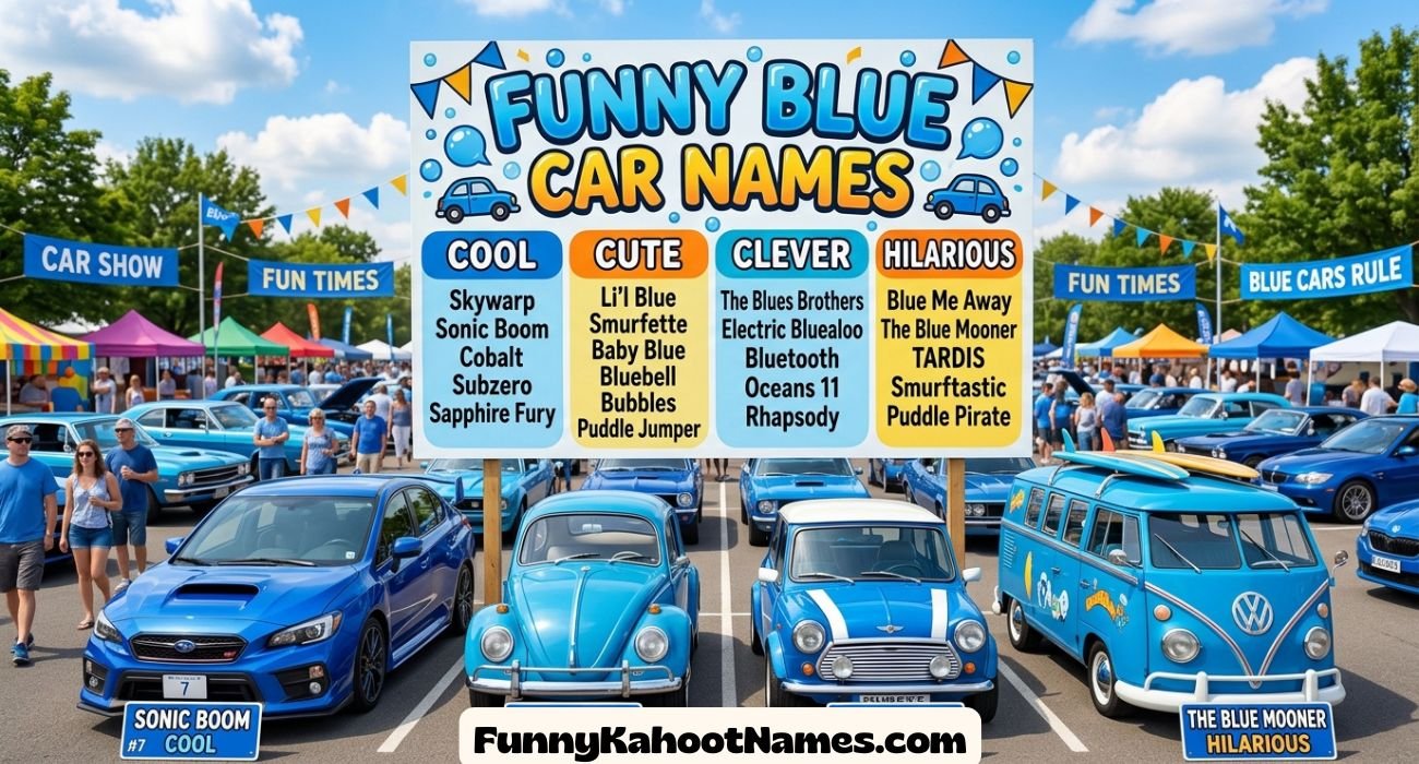 Funny Blue Car Names