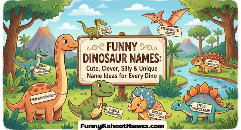 Funny Dinosaur Names