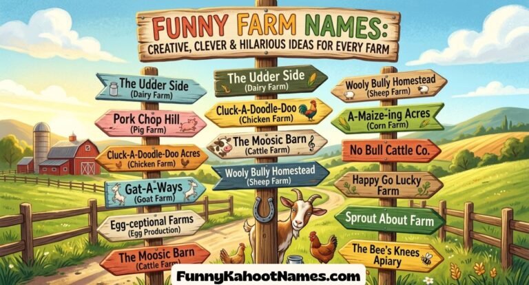 Funny Farm Names