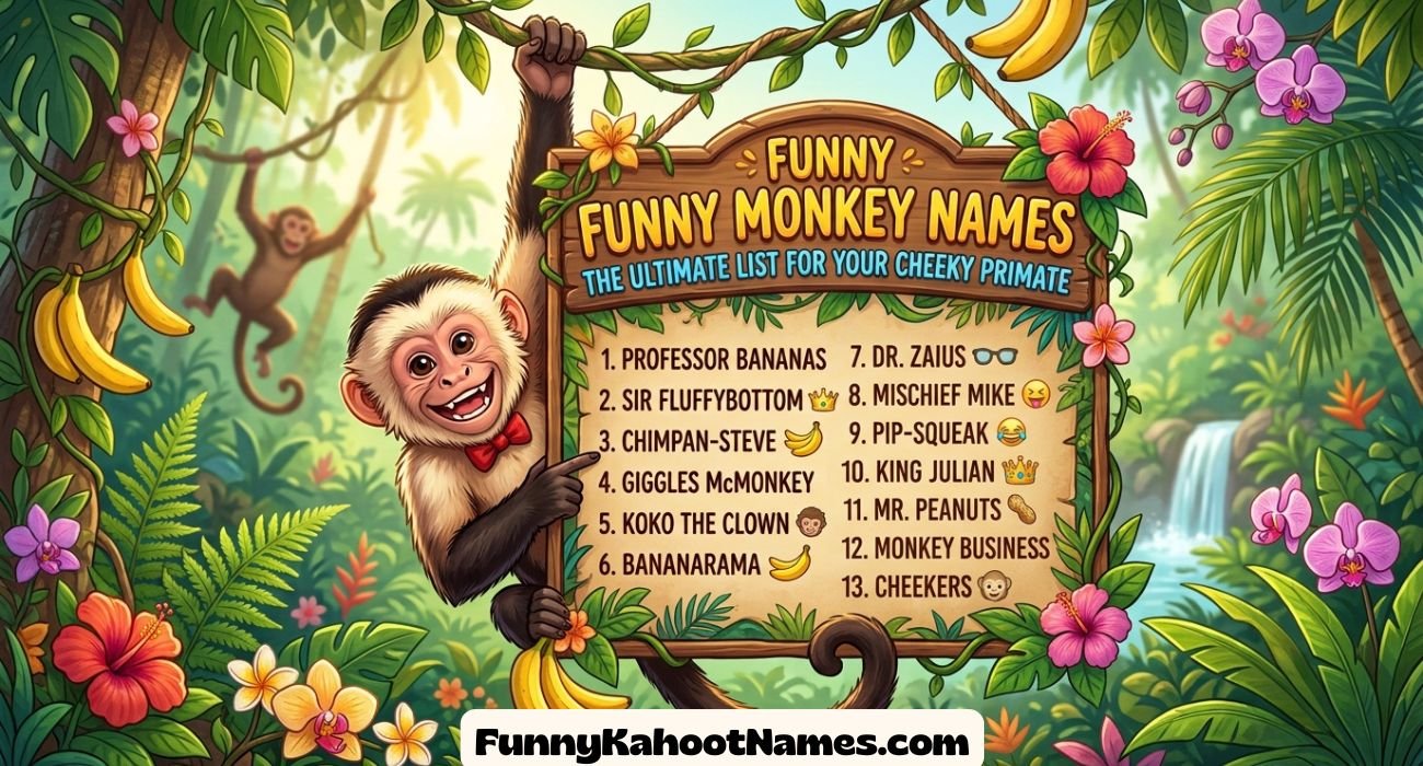 Funny Monkey Names
