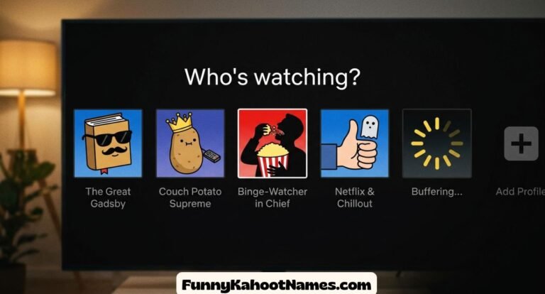 Funny Netflix Profile Names