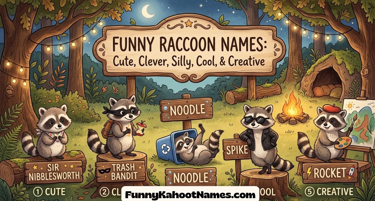 Funny Raccoons Names