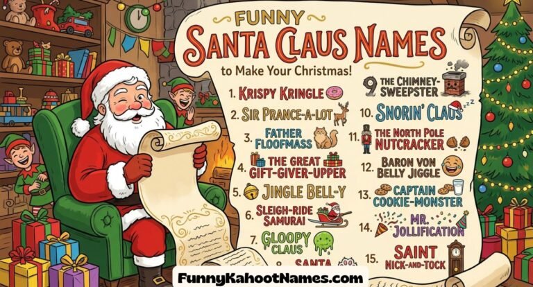 Funny Santa Claus Names