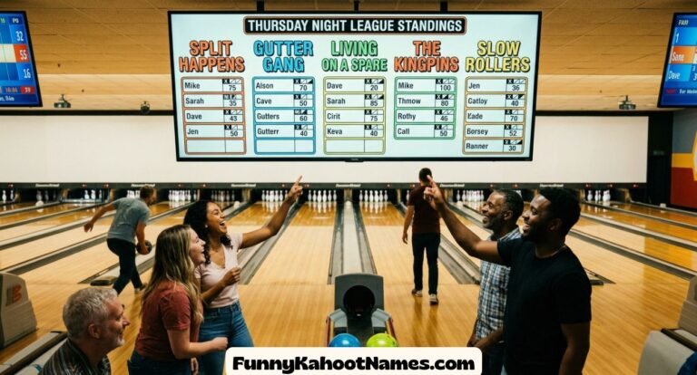 Funny Bowling Names